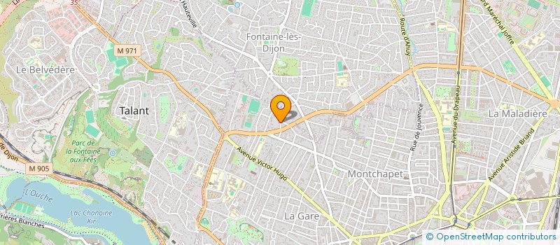 localisation de l'entreprise SCI VILLA JASMIN à DIJON