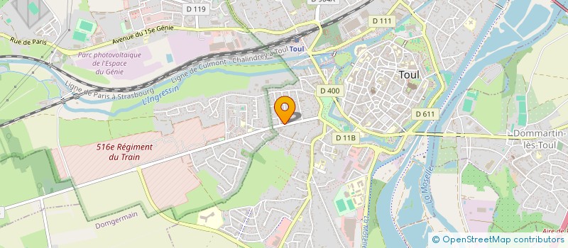 localisation de l'entreprise SCI VILLA JEANNETTE  TOUL