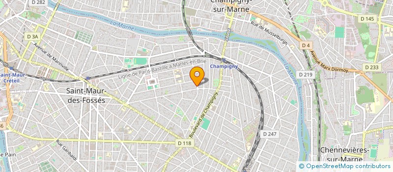 localisation de l'entreprise SCI VILLA L'AMIRAUTE à SAINT-MAUR-DES-FOSSES