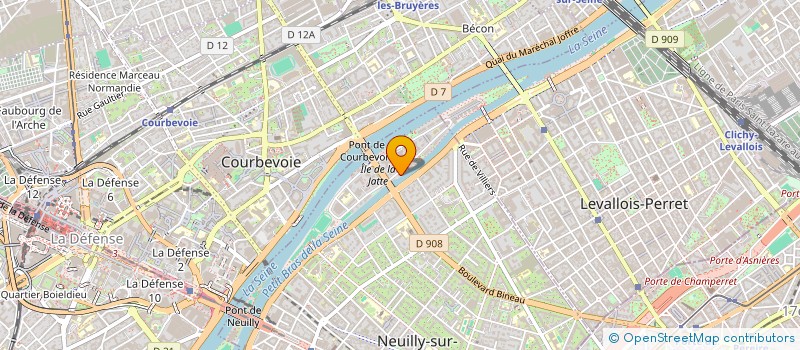 localisation de l'entreprise SCI VILLA LA MARINA à NEUILLY-SUR-SEINE
