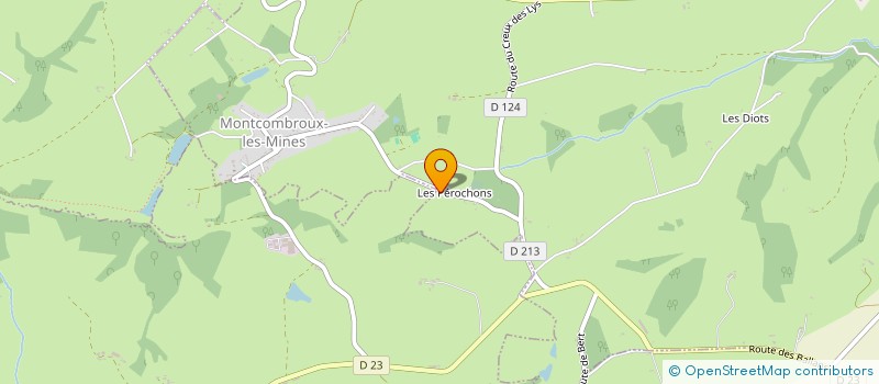 localisation de l'entreprise SCI VILLA LA NELA  MONTCOMBROUX-LES-MINES