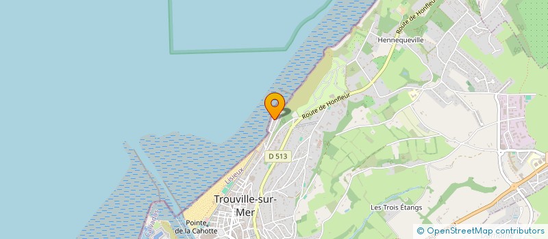localisation de l'entreprise SCI VILLA LA VALLIERE  TROUVILLE-SUR-MER