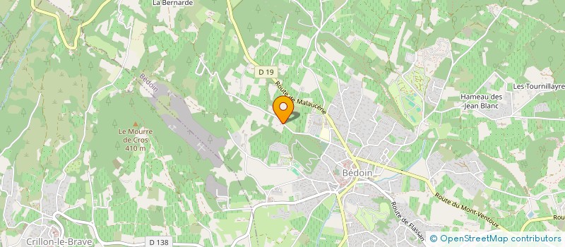 localisation de l'entreprise SCI VILLA LAUSA  CRILLON-LE-BRAVE