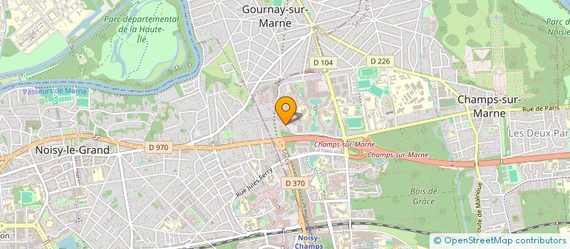 localisation de l'entreprise SCI VILLA LES CORMOUILLIERS  CHAMPS-SUR-MARNE