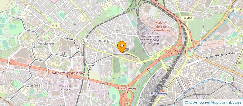 localisation de l'entreprise SCI VILLA LES ROSES à STRASBOURG