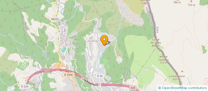 localisation de l'entreprise SCI VILLA LINA  CASTELLAR