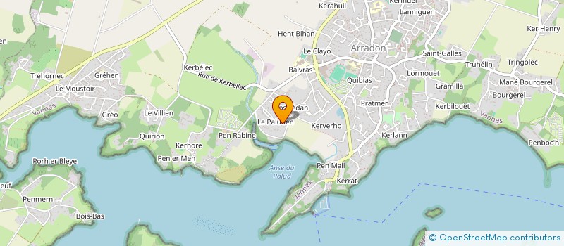 localisation de l'entreprise SCI VILLA LOUISA  ARRADON