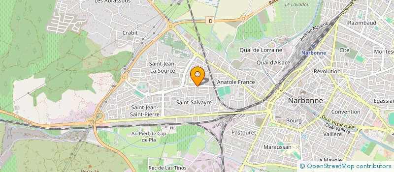 localisation de l'entreprise SCI VILLA LOUISE  NARBONNE