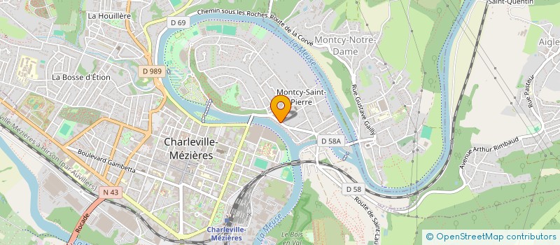localisation de l'entreprise SCI VILLA LOUISE  CHARLEVILLE-MEZIERES