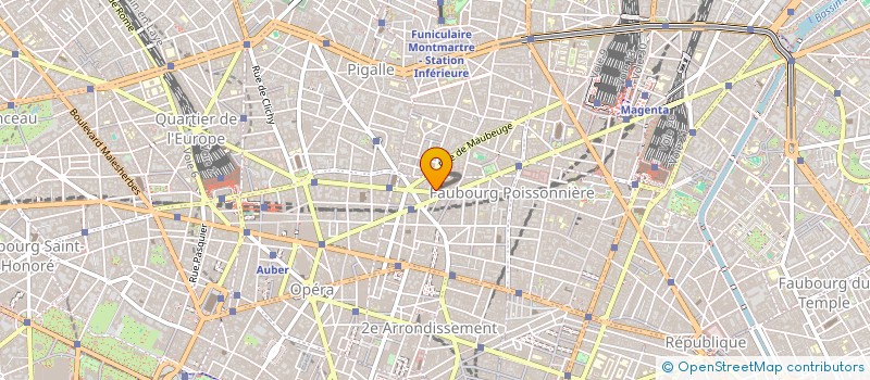 localisation de l'entreprise SCI VILLA MAGENTA  PARIS