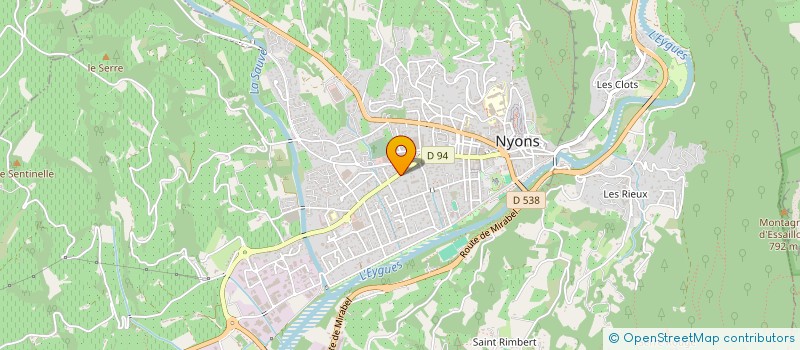 localisation de l'entreprise SCI VILLA MARGUERITE  NYONS