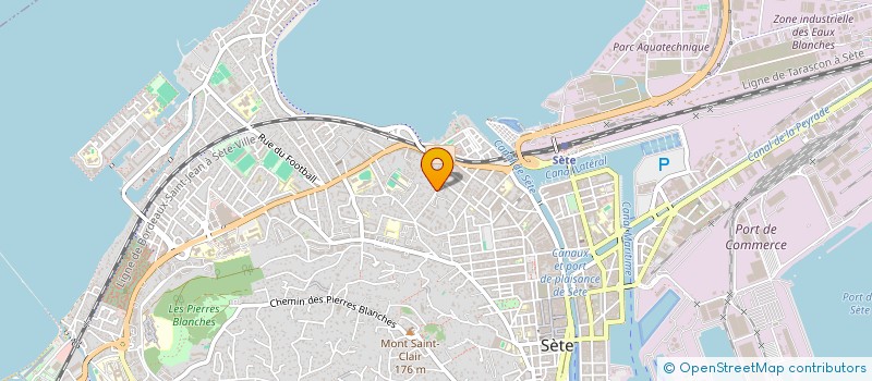 localisation de l'entreprise SCI VILLA MARGUERITTE  SETE