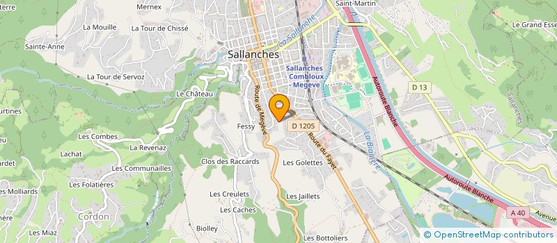 localisation de l'entreprise SCI VILLA MARIE-LOUISE à SALLANCHES