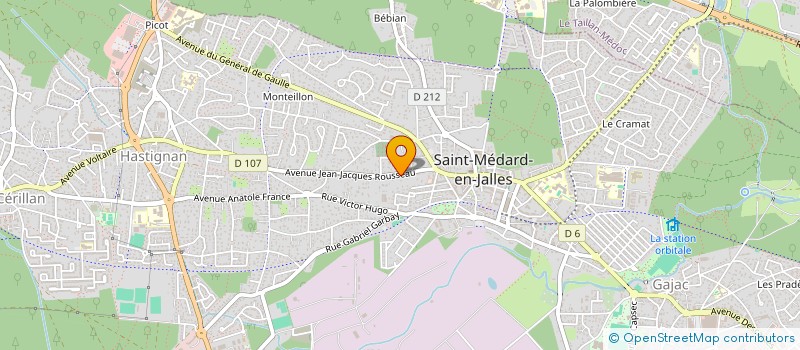 localisation de l'entreprise SCI VILLA MARIE LOUISE  SAINT-MEDARD-EN-JALLES