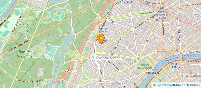 localisation de l'entreprise SCI VILLA MARLY à PARIS