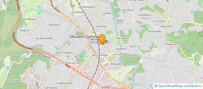 localisation de l'entreprise SCI VILLA MASSENA  MOUANS-SARTOUX