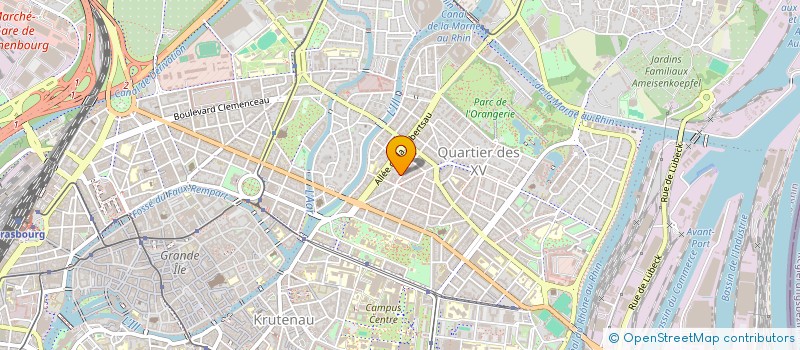 localisation de l'entreprise SCI VILLA MATHIS  STRASBOURG