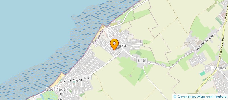 localisation de l'entreprise SCI VILLA MIGNON  CRIEL-SUR-MER