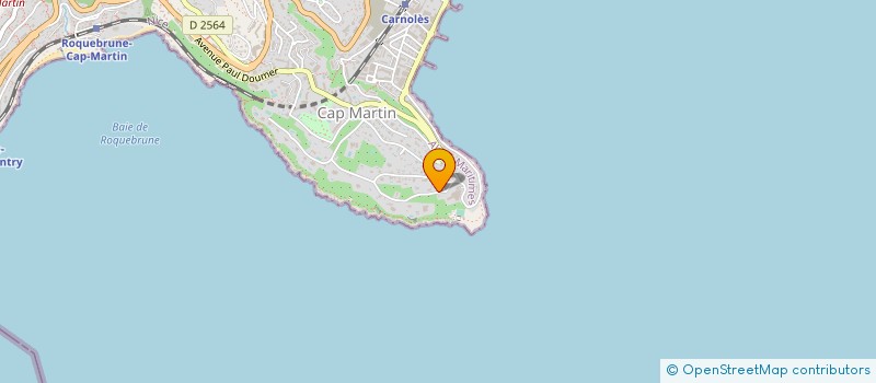 localisation de l'entreprise SCI VILLA MIRAMAR à ROQUEBRUNE-CAP-MARTIN