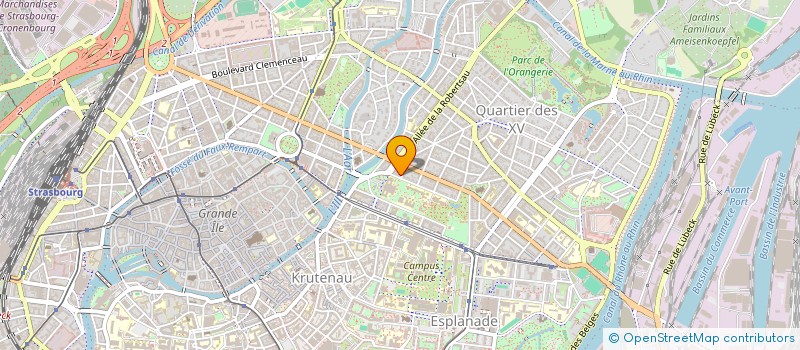 localisation de l'entreprise SCI VILLA MONCEAU à STRASBOURG