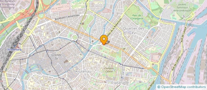 localisation de l'entreprise SCI VILLA MONTPLAISANCE à STRASBOURG