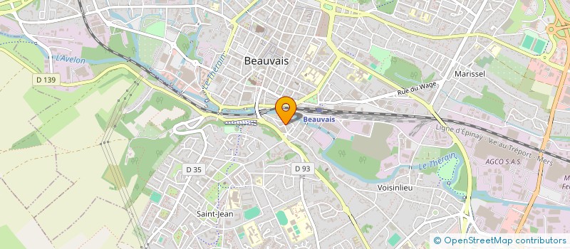 localisation de l'entreprise SCI VILLA MORA  BEAUVAIS