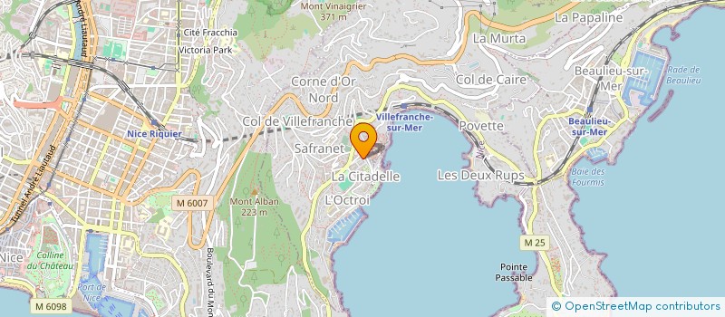 localisation de l'entreprise SCI VILLA NELLY à VILLEFRANCHE-SUR-MER