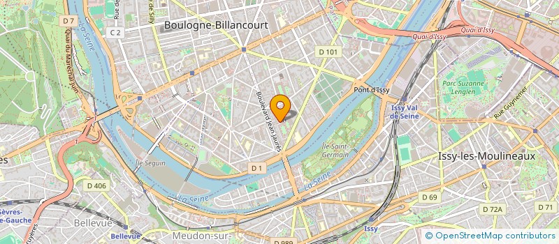 localisation de l'entreprise SCI VILLA NOAILLES à BOULOGNE-BILLANCOURT
