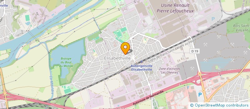 localisation de l'entreprise SCI VILLA NOVA  AUBERGENVILLE