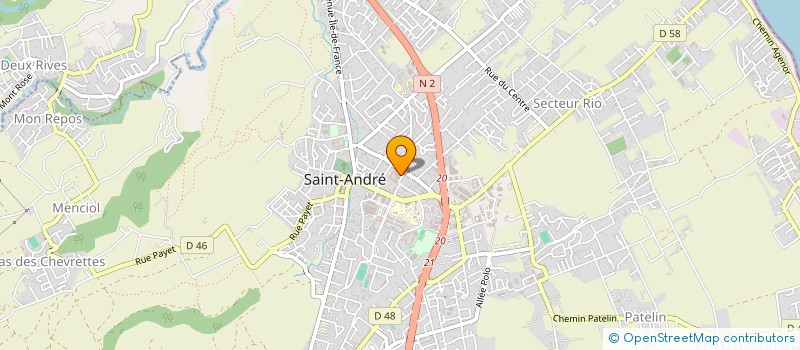localisation de l'entreprise SCI VILLA OPHELIE à SAINT-ANDRE