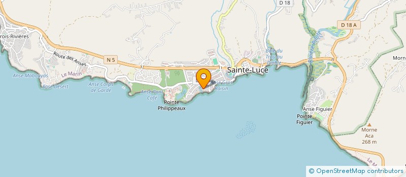 localisation de l'entreprise SCI VILLA ORCHIDEE DES ILES  SAINTE-LUCE