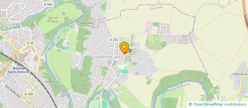 localisation de l'entreprise SCI VILLA PERSANE  VARENNES-JARCY
