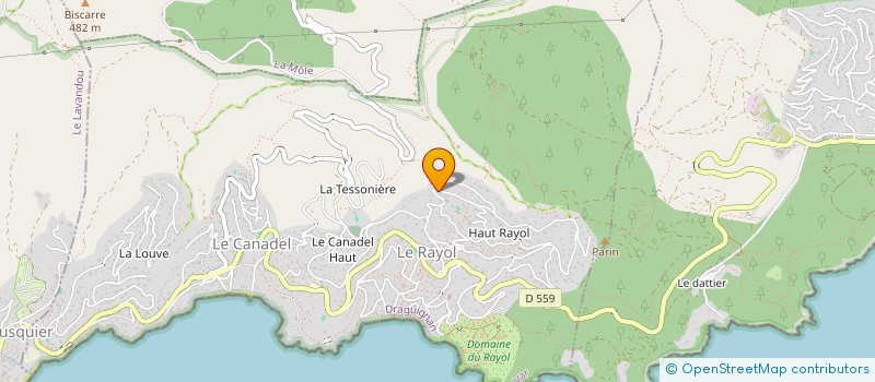 localisation de l'entreprise SCI VILLA POMPELMO à RAYOL-CANADEL-SUR-MER