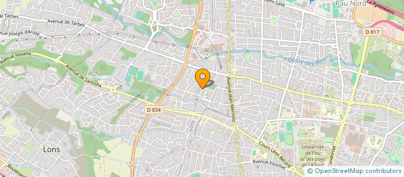 localisation de l'entreprise SCI VILLA QUEGLES à LONS