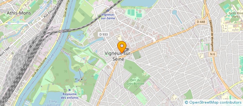 localisation de l'entreprise SCI VILLA RAMA à VIGNEUX-SUR-SEINE