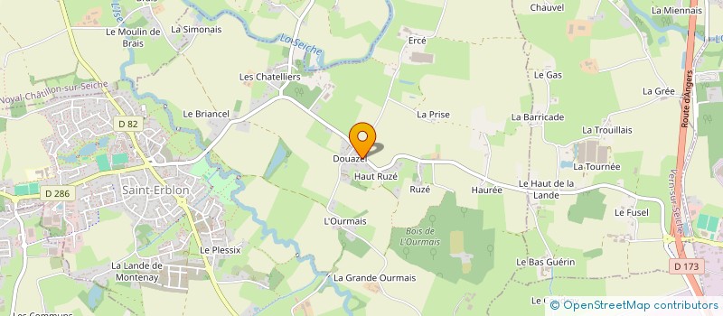 localisation de l'entreprise SCI VILLA REINE  SAINT-ERBLON