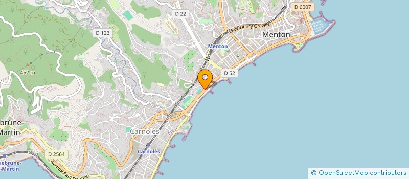 localisation de l'entreprise SCI VILLA RIAUMONT à MENTON