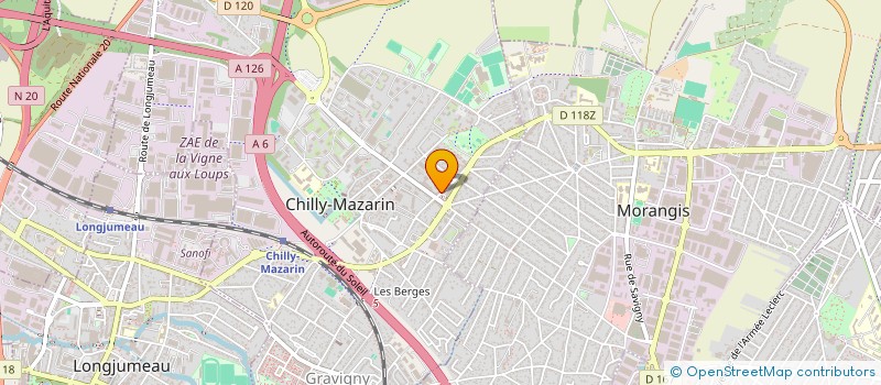 localisation de l'entreprise SCI VILLA RIX à CHILLY-MAZARIN