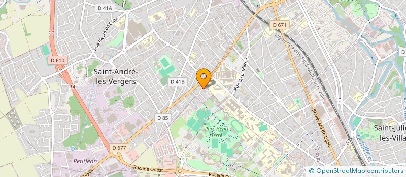 localisation de l'entreprise SCI VILLA ROTHIER  SAINT-ANDRE-LES-VERGERS