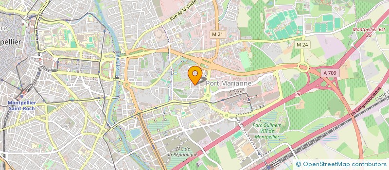 localisation de l'entreprise SCI VILLA SABLUNA à MONTPELLIER