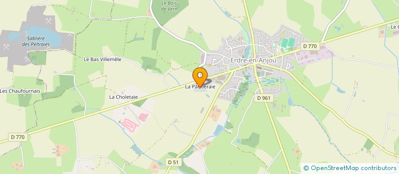 localisation de l'entreprise SCI VILLA SAINT HILAIRE 304  ERDRE-EN-ANJOU