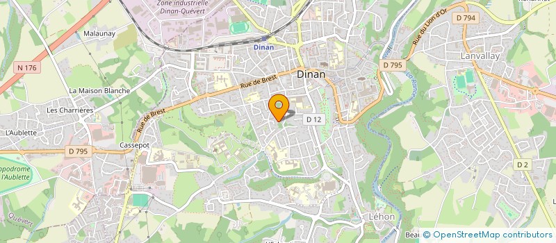 localisation de l'entreprise SCI VILLA SAINT MICHEL  DINAN