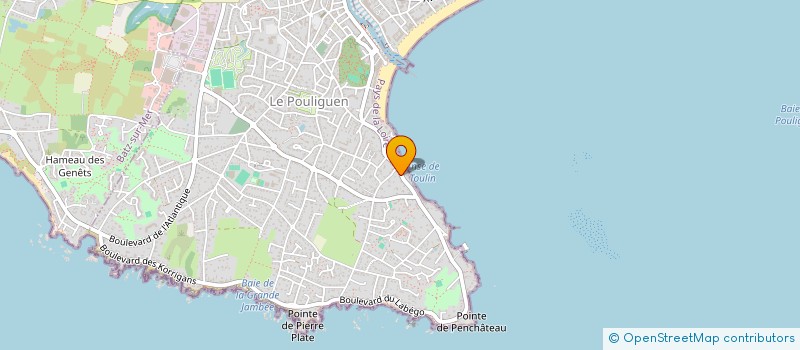 localisation de l'entreprise SCI VILLA SAINT ROCH  LE POULIGUEN