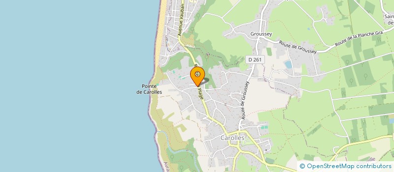 localisation de l'entreprise SCI VILLA SAINTE ANNE  CAROLLES