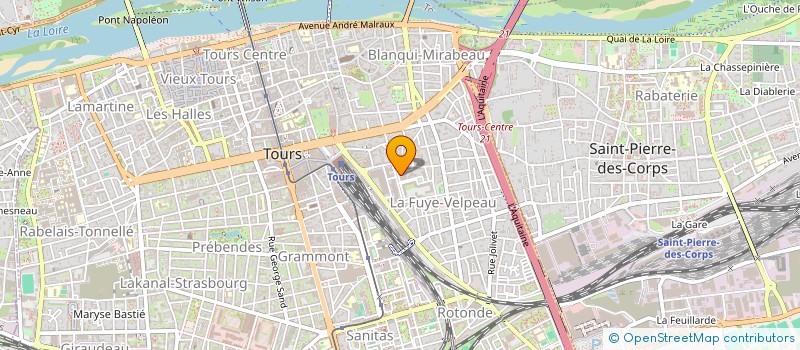 localisation de l'entreprise SCI VILLA SAINTE MARIE  TOURS