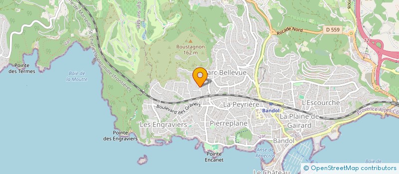 localisation de l'entreprise SCI VILLA SAVOIE à BANDOL