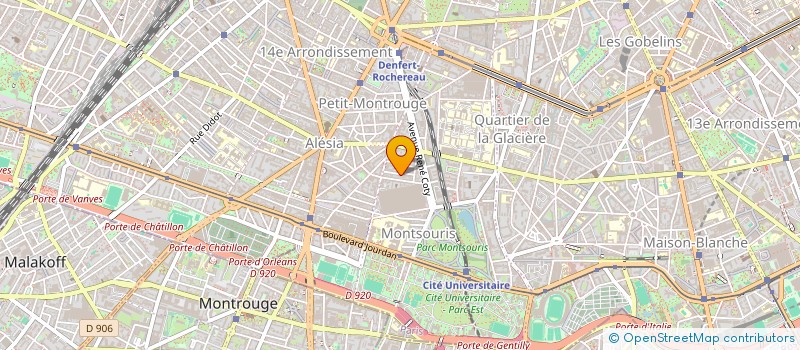 localisation de l'entreprise SCI VILLA SEURAT  PARIS