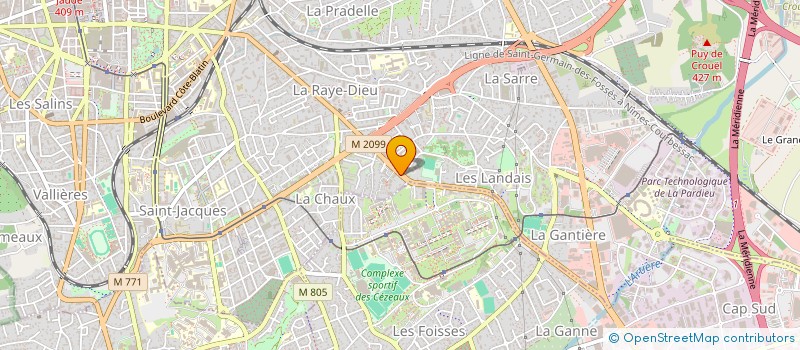 localisation de l'entreprise SCI VILLA SIMONE  CLERMONT-FERRAND