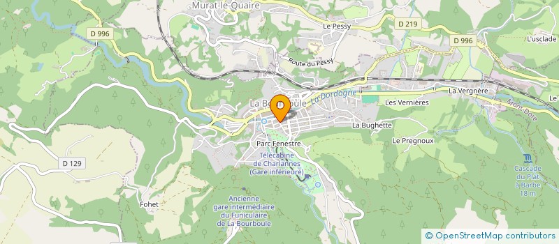 localisation de l'entreprise SCI VILLA SOLE MIO  LA BOURBOULE