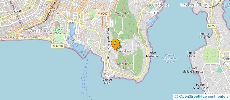 localisation de l'entreprise SCI VILLA SOLEIL  NICE